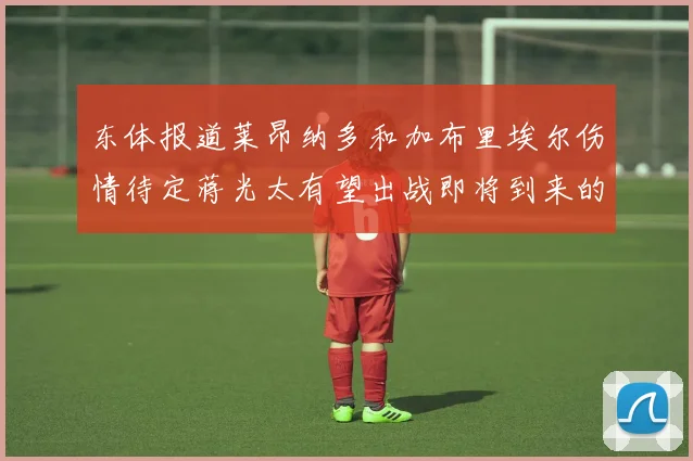 东体报道莱昂纳多和加布里埃尔伤情待定蒋光太有望出战即将到来的比赛