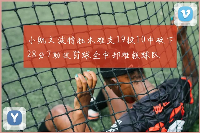 小凯文波特独木难支19投10中砍下28分7助攻罚球全中却难救球队